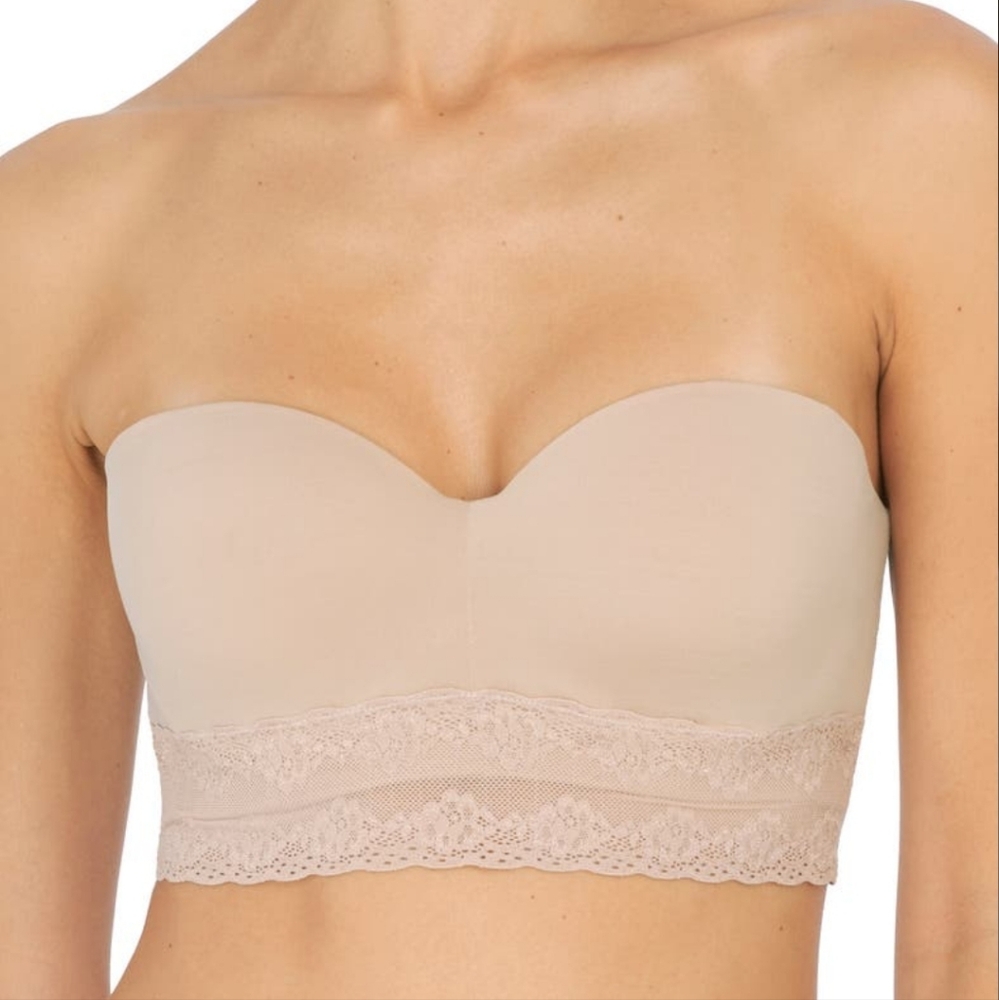 Natori Women's Bliss Perfection Strapless Underwire Bra Cafe